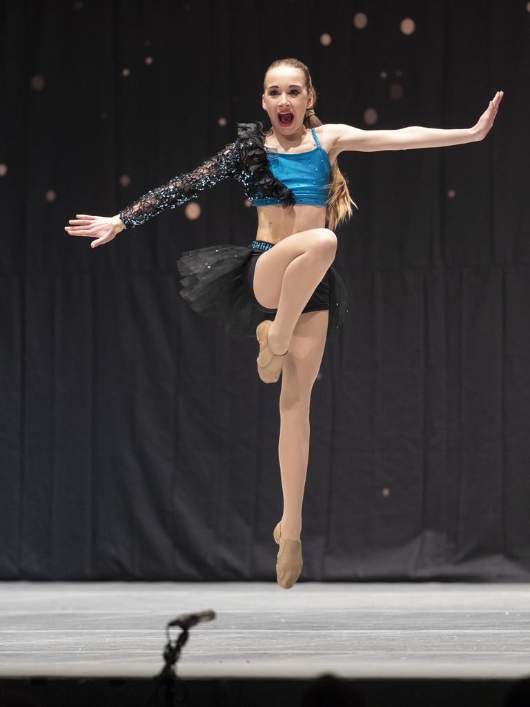 Southern Tasmanian Dancing Eisteddfod, Lucille Kate Rayner (IPA) during the 12 Years Jazz Solo at Wrest Point. Picture: Chris Kidd