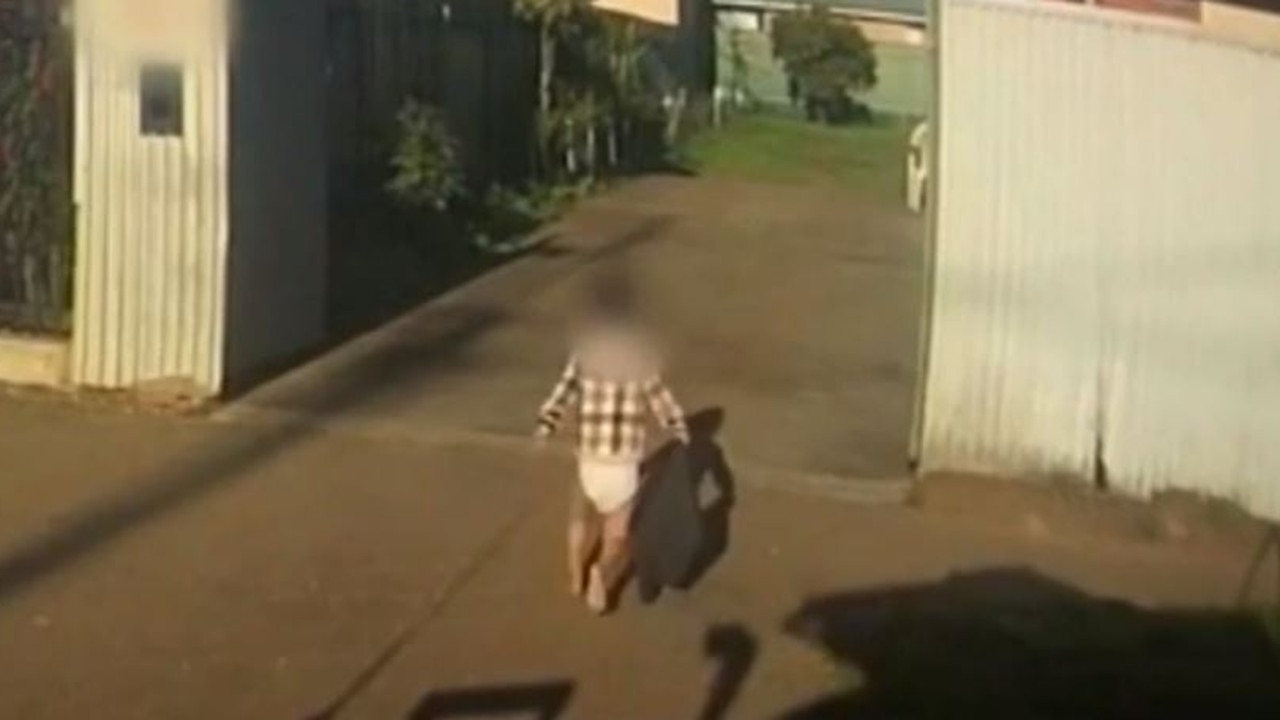 The driver then followed him into the house to see if his parents were home. Picture: 9 News