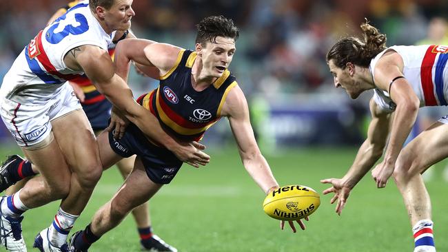 Jake Lever has attracted the interest of the Western Bulldogs.