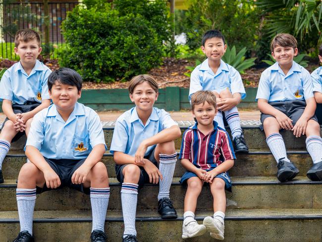 The Southport School preparatory students. Picture: Supplied