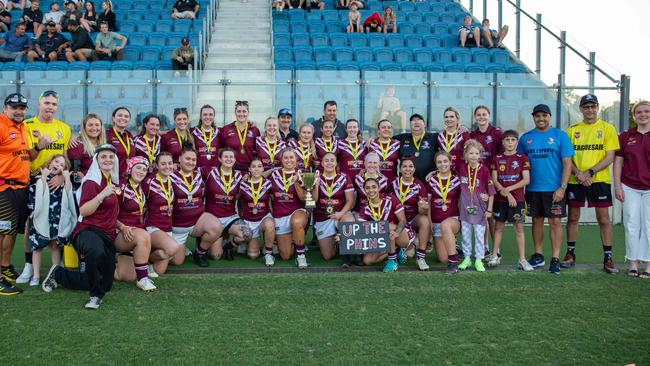 Kawana Dolphins crowned 2023 Sunshine Coast Open Women's premiers. Picture: Nicola Anne Photography