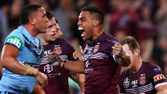 Ofahengaue made his debut in Origin I. Photo by Cameron Spencer/Getty Images.