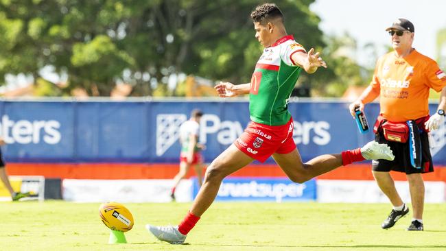 Selwyn Cobbo in the QRL Under 18 Mal Meninga Cup. Picture: AAP/Richard Walker