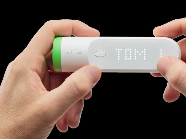 Withings Thermo digital thermometer. Picture: Supplied