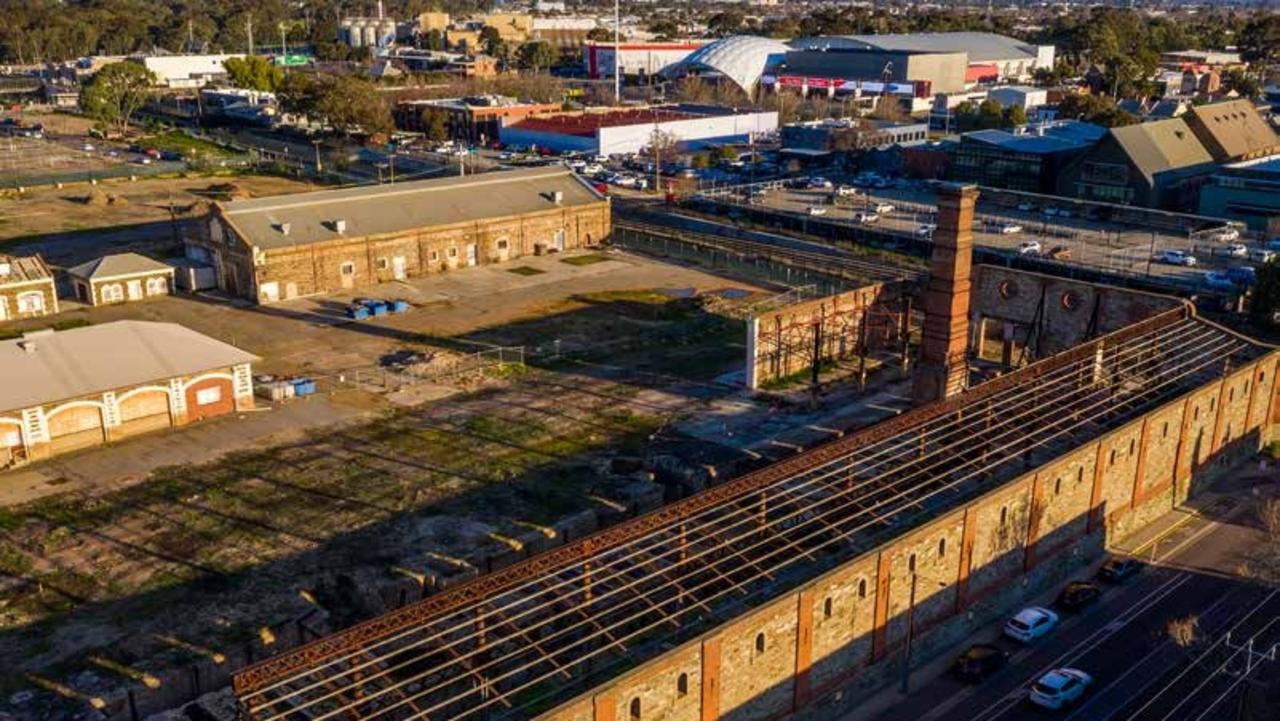 The Brompton Gasworks site in Adelaide, as it looks now.