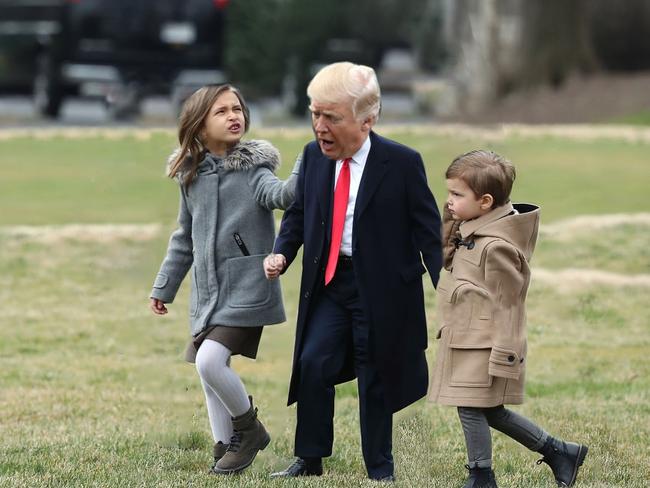 With the grandkids. Picture: Reddit                        <a capiid="9586091b42dbe6e25e9aa768f55700e2" class="capi-video">Trump attacks the media in Florida               </a>