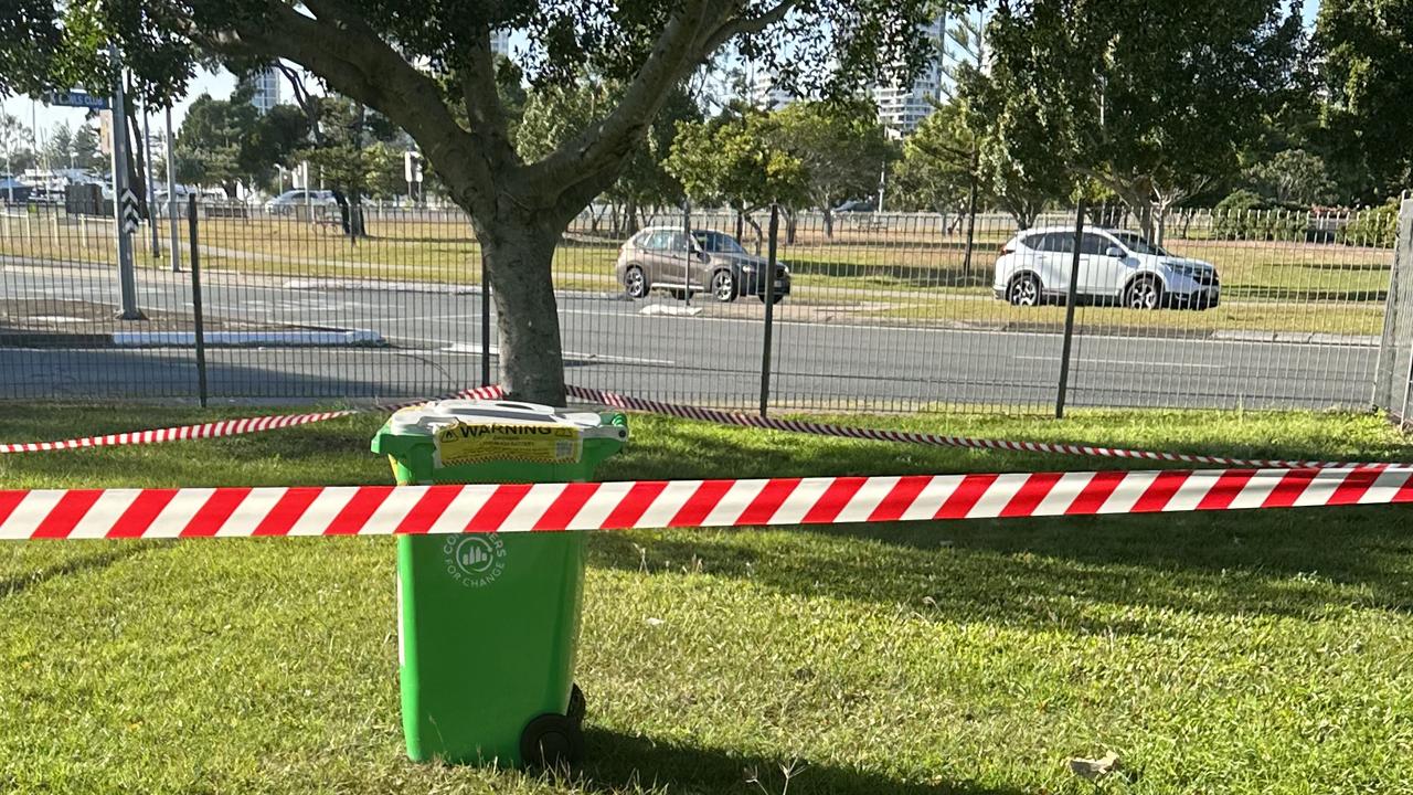 Why ‘hazard’ cordon left around standard rubbish bin for days