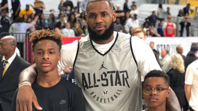 NBA LeBron James Jr terrifies America all over again | news.com.au ...