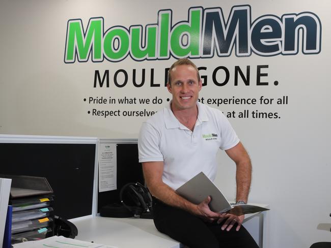 Mould Men Founder and CEO Gerard Murtagh at his Molendinar office. Picture Glenn Hampson