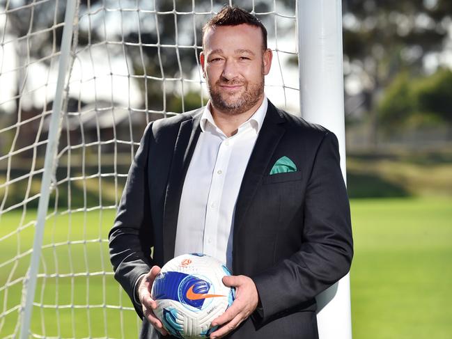 Western Melbourne Group chairman Jason Sourasis has hailed KAM Melbourne; s investment in Western United. Picture: NewsWire / Nicki Connolly