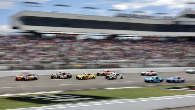 Nascar races are closely-fought contests. Photo: David McCowen