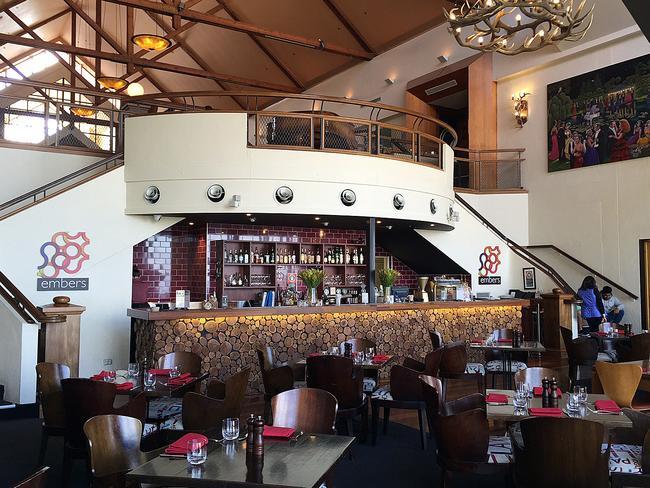 A main bar and dining area at Fairmont Resort in Leura.