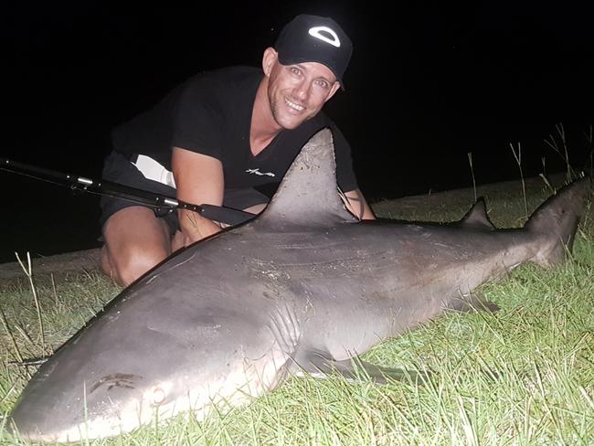 Heartbroken bloke stood up, hooks a shark instead