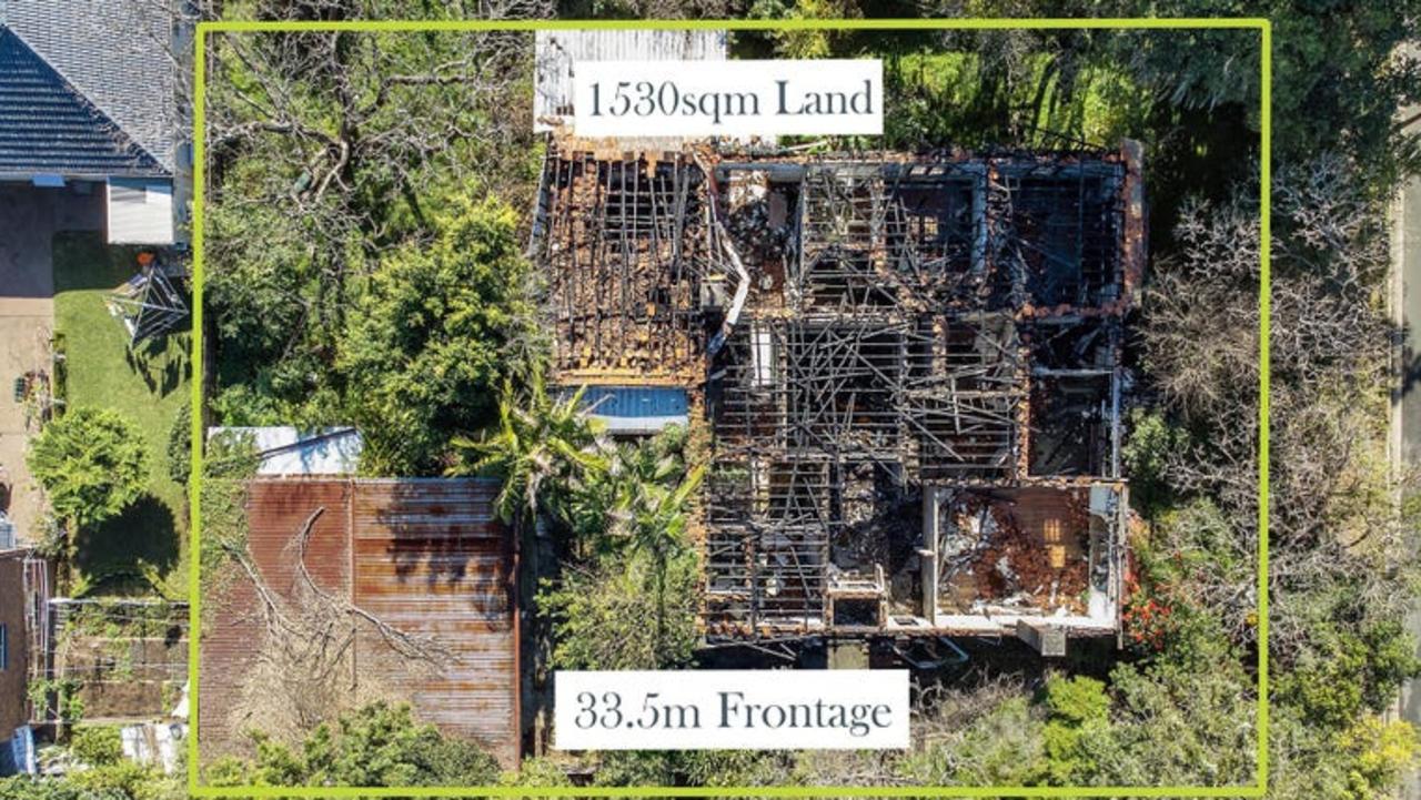 Nieruchomości w Sydney: zniszczony i spalony dom sprzedany za 5 milionów dolarów