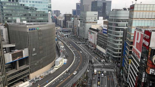 Tokyo's Ginza district, which is famous for shopping. Picture: Amy Lyne