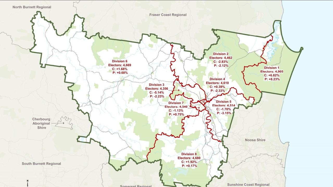 Councillors are elected in divisions, but Mr Hartwig says they are responsible for looking after the needs of the whole region.