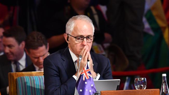 Australia's Prime Minister Malcolm Turnbull at the East Asia Summit in the Philippines. Picture: AAP