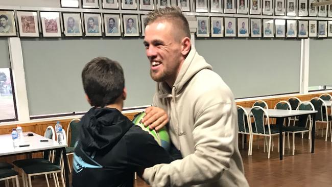 Matt Dufty has been helping out the Gymea Gorillas.