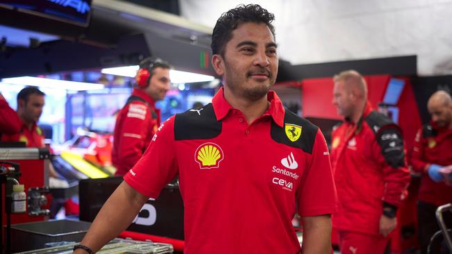 Perth billionaire Laurence Escalante sponsors the Ferrari team.