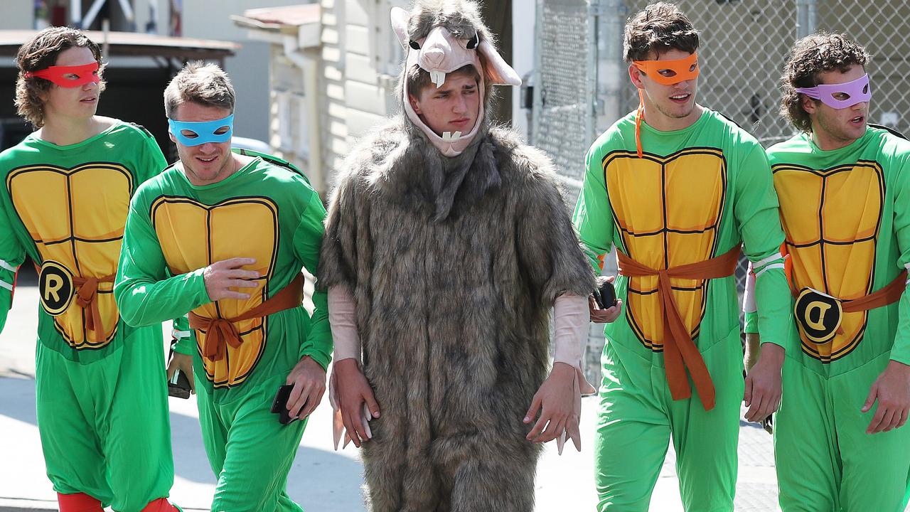 Brisbane Lions' Mad Monday celebrations at the Boundary at West End. Picture: Liam Kidston.