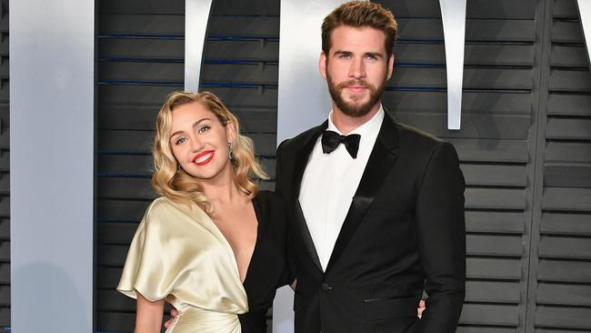 Miley Cyrus and Liam Hemsworth lost their home in the devastating fires. Picture: Dia Dipasupil/Getty