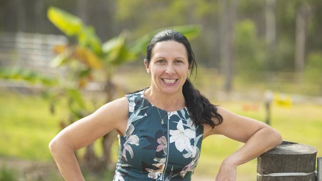 Centre manager of Country Universities Centre Clarence Valley Melanie Lamb at her Waterview Heights home.