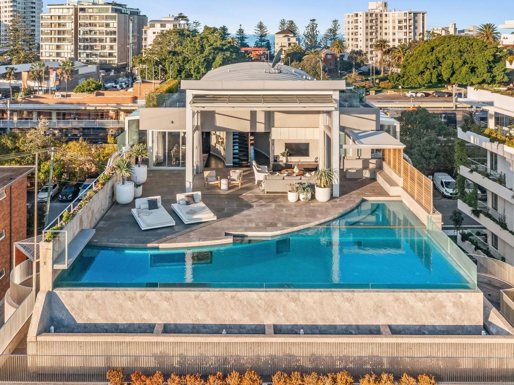 The three level penthouse on Tonkin St in Cronulla.