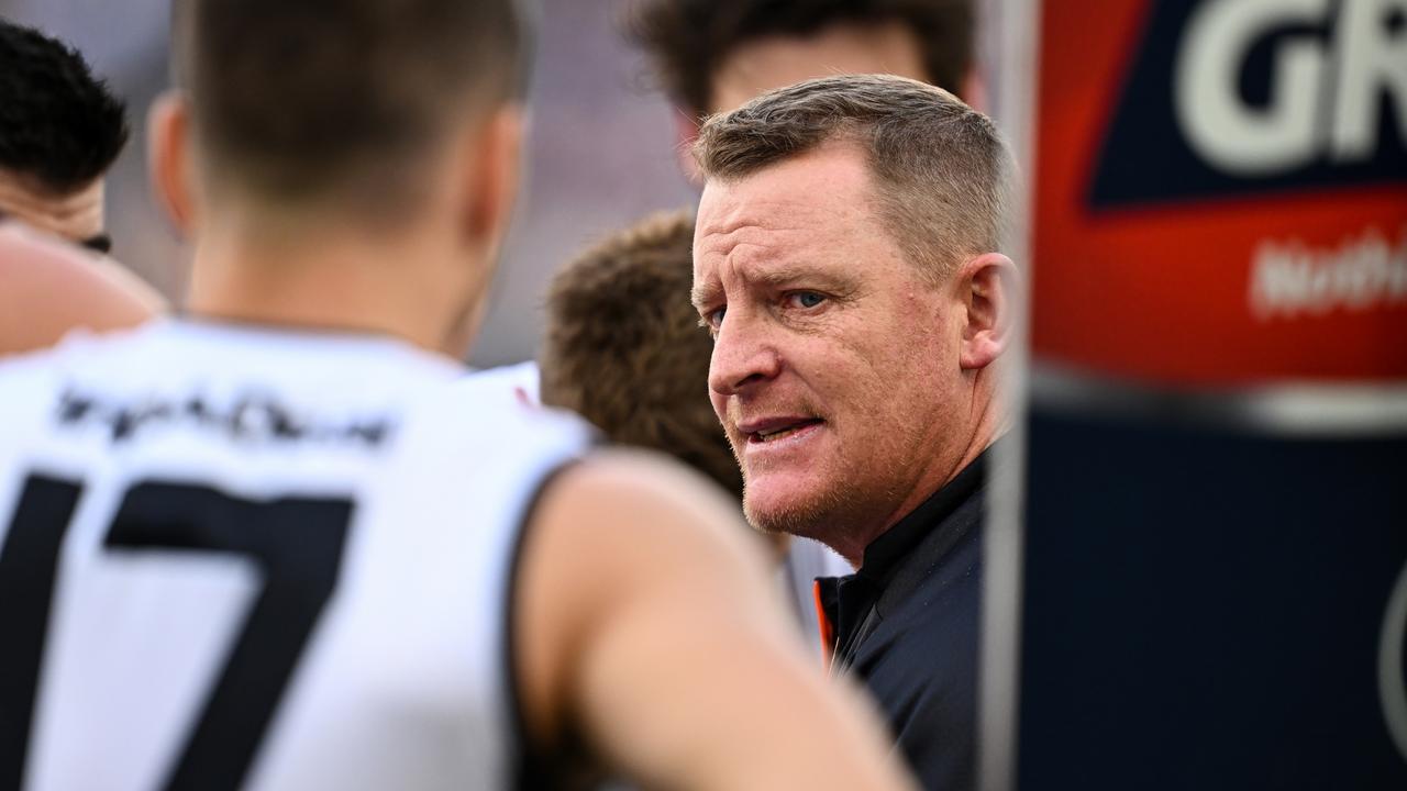 Blues coach Michael Voss. Picture: Daniel Carson/AFL Photos via Getty Images