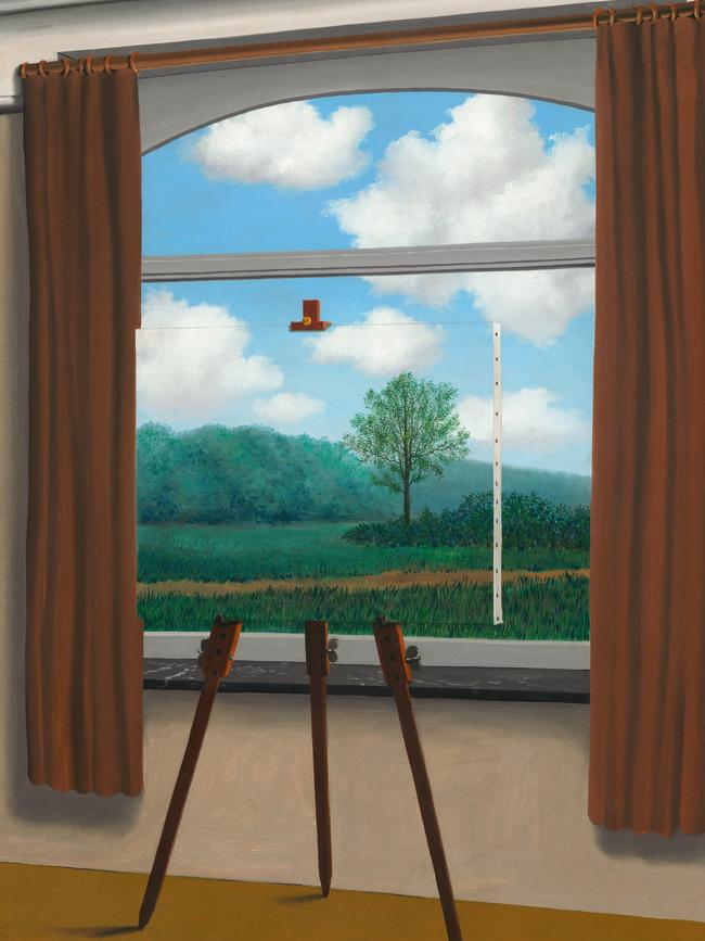 Rene Magritte’s The human condition (La condition humaine), 1933.