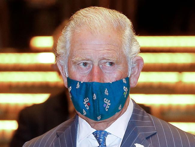 Prince Charles will only wear a face mask if UK government guidance requires him to, a Palace source has claimed. Picture: AFP