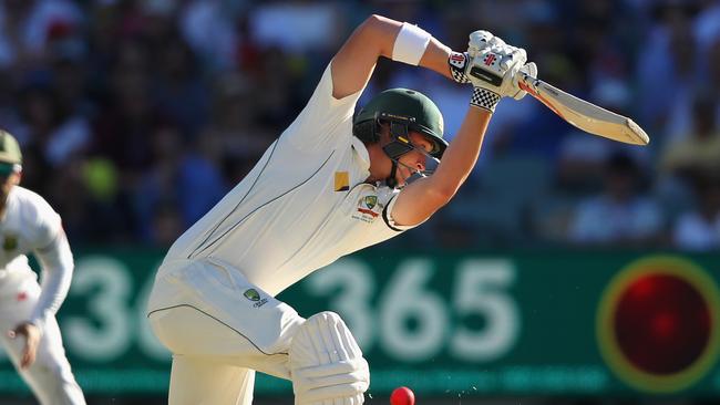 New opener Matthew Renshaw helped guide Australia to a seven-wicket win in Adelaide.