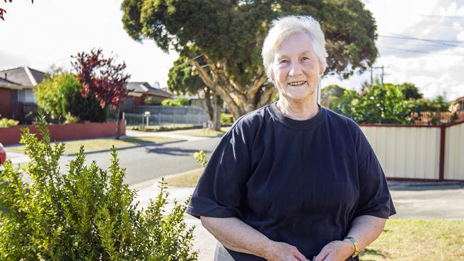 Joy Polman has lived in Apex St for years and has never had any problems from her neighbours.