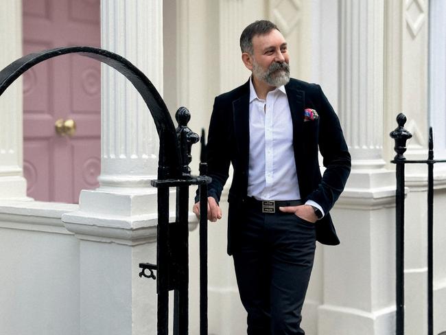 EMBARGO FOR WISH MAGAZINE. 07 FEBRUARY 2025. Dr Joseph Hkeik outside his new clinic Le Petit Saint in Londons Mayfair. Photo: Lana Sayah