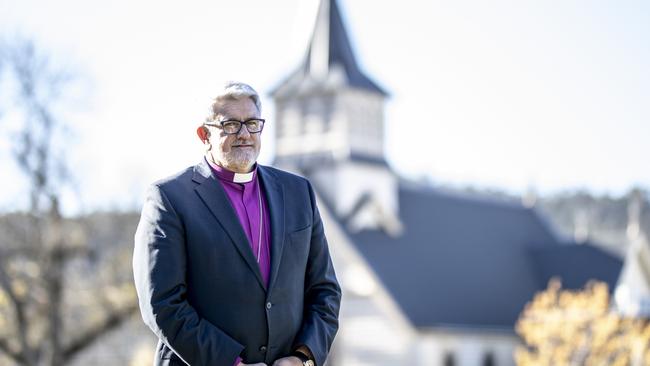 Bishop Richard Condie is shown at Kingston. Picture Eddie Safarik