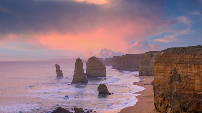 Twelve Apostles cliffs along the Great Ocean Road is among the attractions along the Great Ocean Road. Picture: iStock