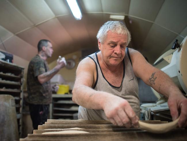 Michel Flamant decided to teach baking and pastry to Jerome Aucant and to sell him his bakery for one symbolic euro, after Mr Aucant saved his life. Picture: Sebastien Bozon