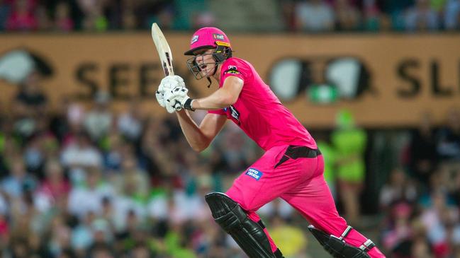 Sydney Sixers young gun Jack Edwards in action.