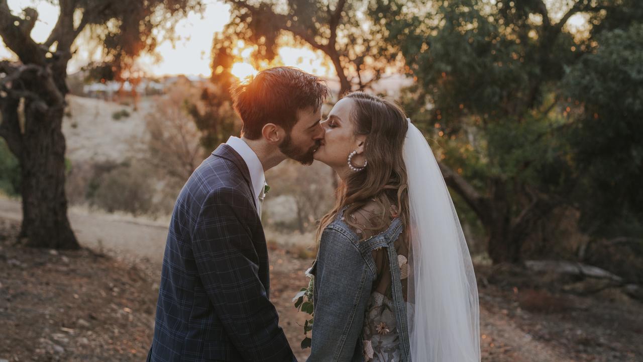 Wedding of Sarah Wieszyk and Jack Hateley. Picture: Two Tell a Tale