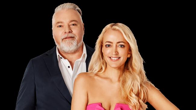 Radio hosts Kyle Sandilands and Jackie 'O' Henderson.