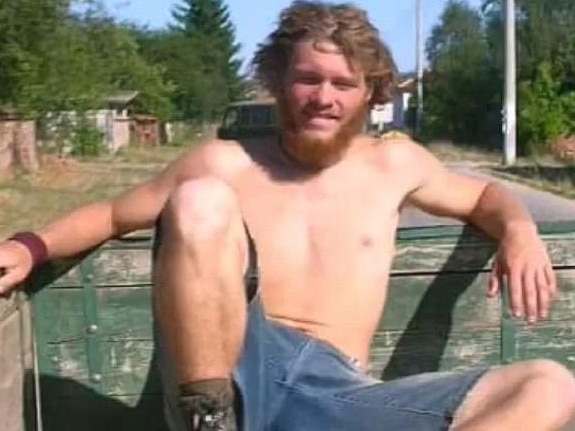 Backpacker Jock Palfreeman, as a young man travelling in Bulgaria in 2006. Picture: Supplied