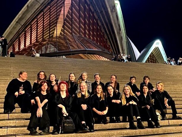 Belligen High School String Orchestra performed to a standing ovation at the recent Festival of Choral Music at the Sydney Opera House. Picture: Supplied