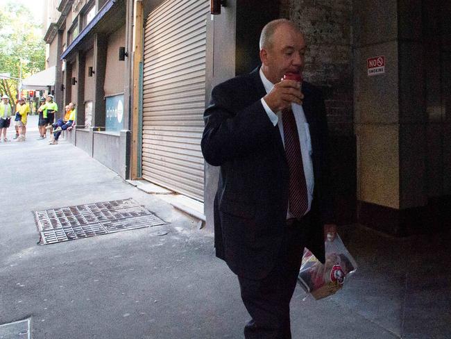 Daryl Maguire arrives at ICAC in Sydney. Picture: NCA NewsWire/Bianca De Marchi