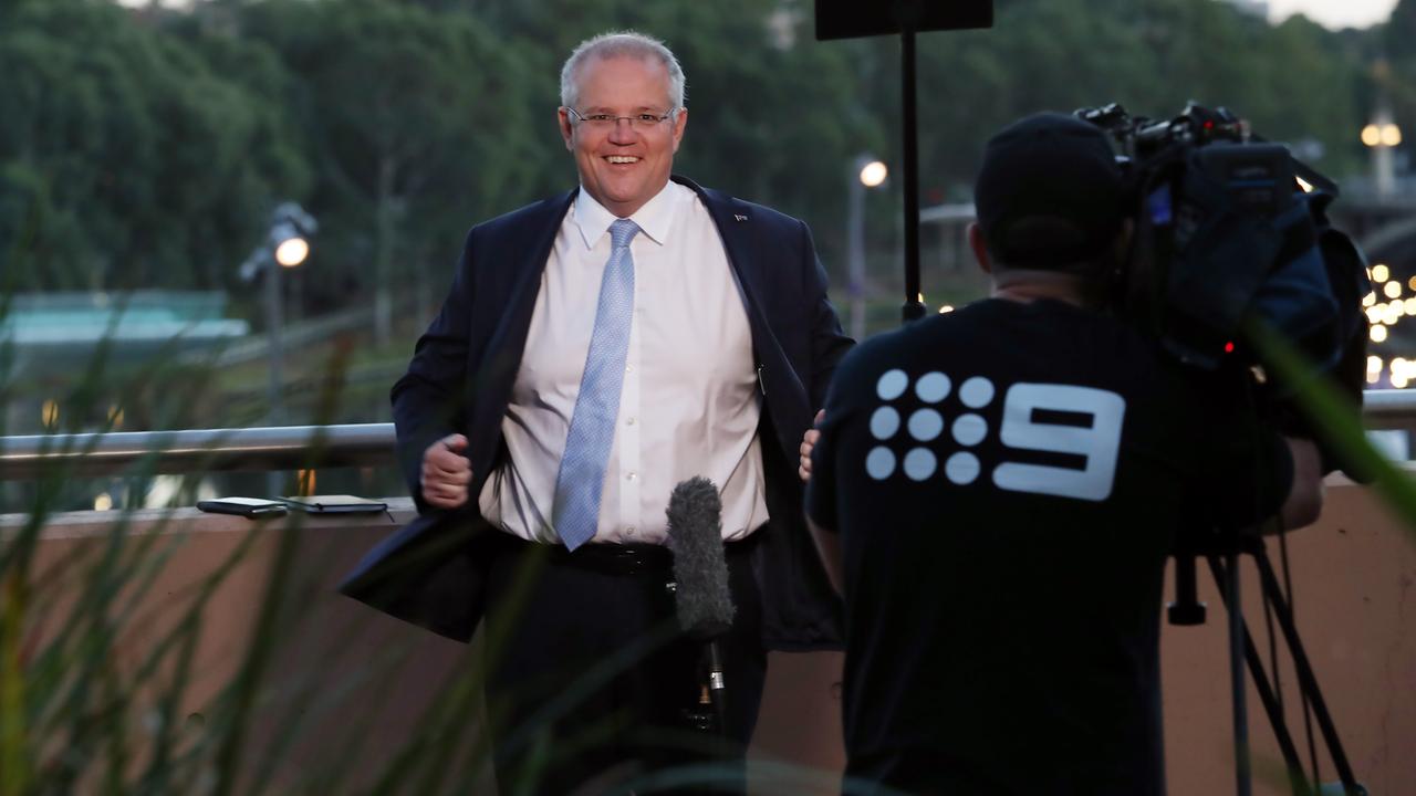 Prime Minister Scott Morrison was soft on Clive Palmer during his morning TV interviews and dodged questions on what discussions the Coalition has had with him. Picture Gary Ramage