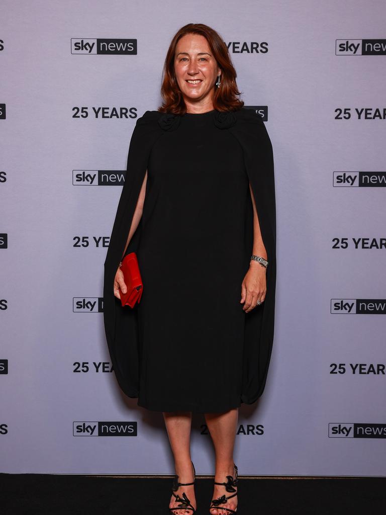 Edwina McCann, at the Sky News 25th Anniversary celebration, at Bennelong Restaurant. Picture: Justin Lloyd.