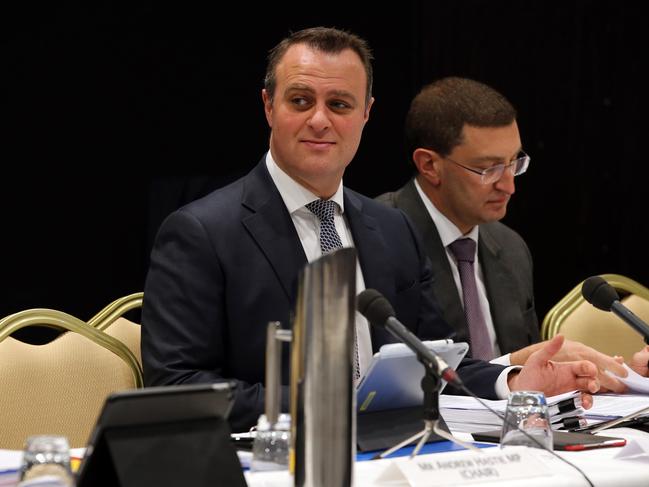 Victorian MP Tim Wilson, left, says Confucius Centres are “a soft power vehicle to influence countries”. Picture: Jane Dempster/The Australian