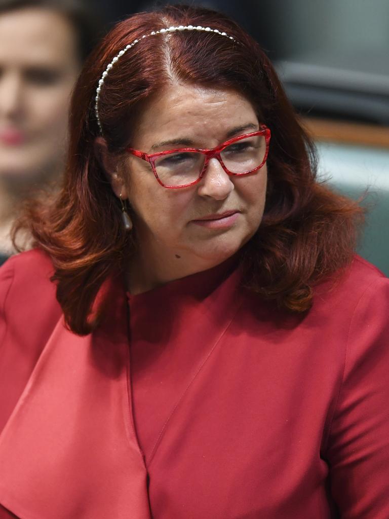 Environment Minister Melissa Price’s portfolio could be dumped or have her role scaled back. Picture: AAP Image/Lukas Coch.