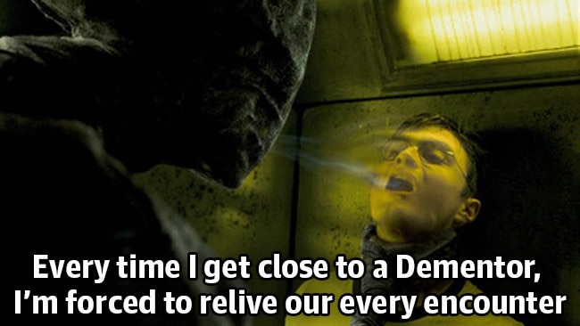 The Dementor’s Kiss: still a better love story than Twilight.
