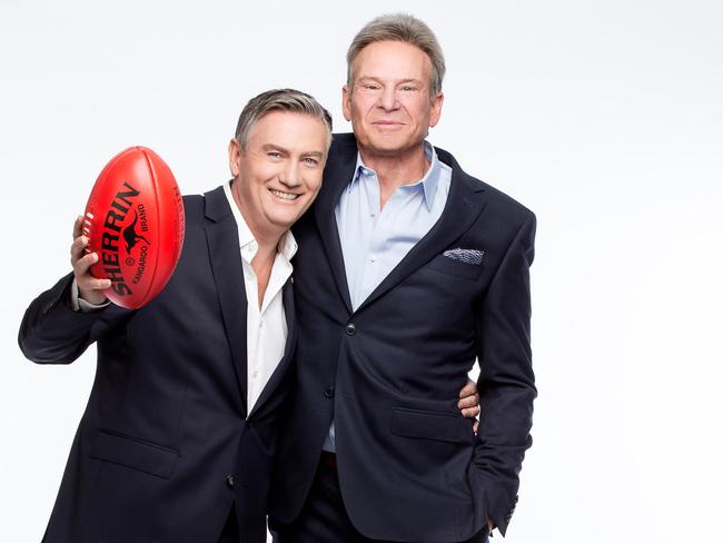 Eddie McGuire and Sam Newman on the Footy Show.