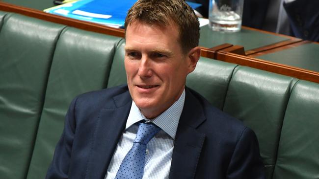 Attorney-General Christian Porter in parliament. Picture: AAP