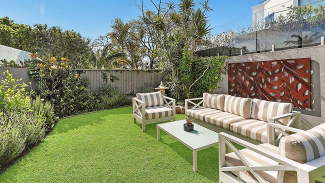 The Rose Bay garden apartment.